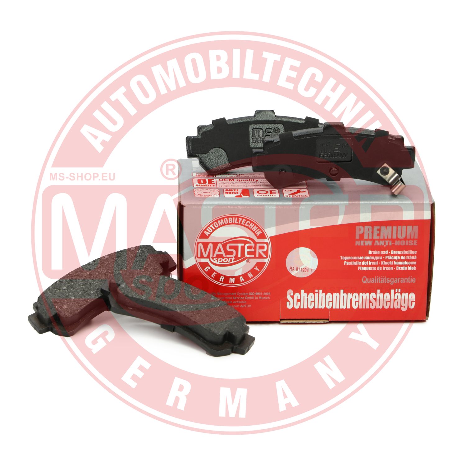 Placute frana MASTERSPORT GERMANY 13046058412N-SET-MS